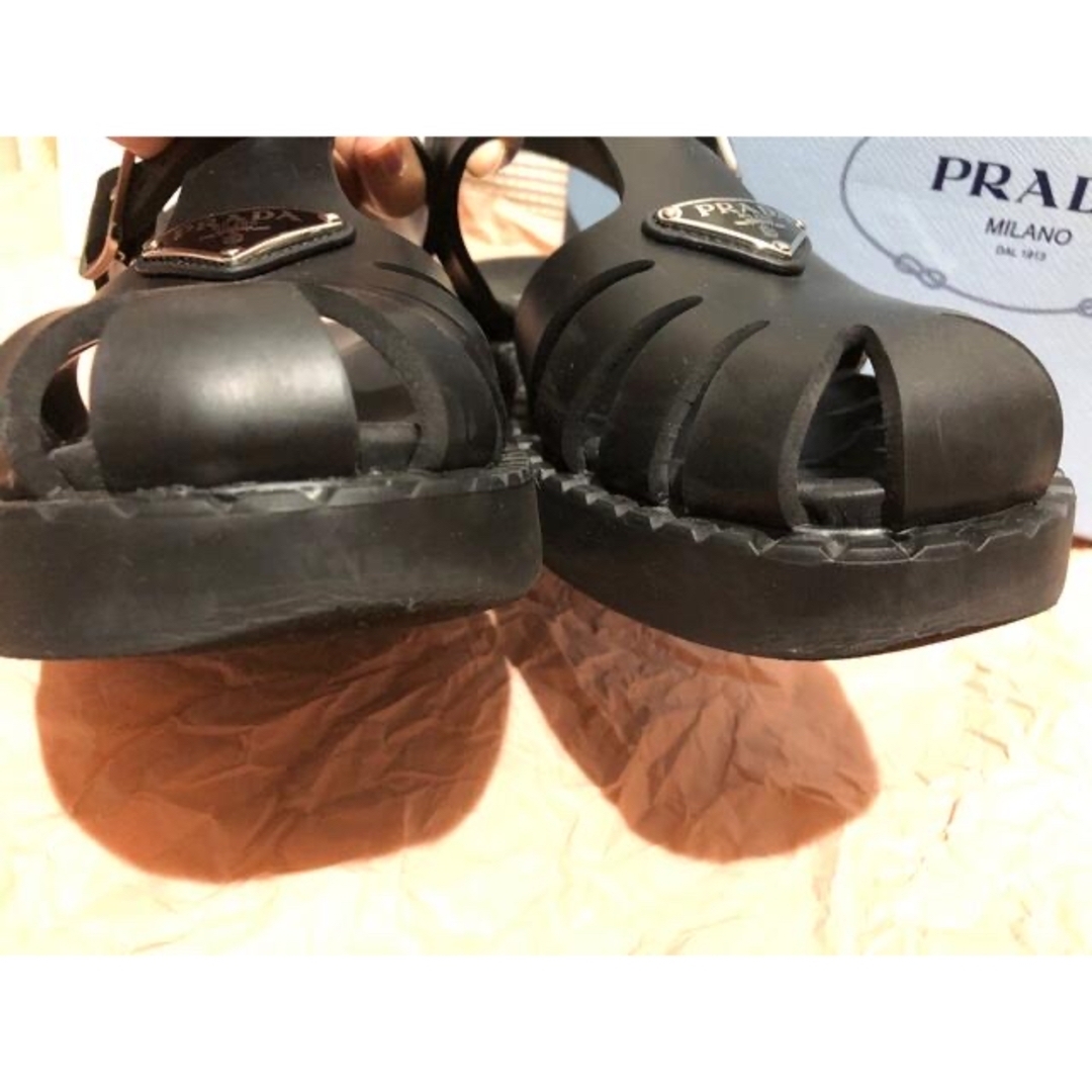 「値下げ」大人気PRADA ラバーサンダル プラダ