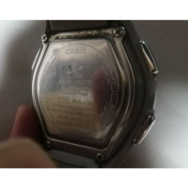 CASIO(カシオ)のCASIO★電波ソーラーWVA-470●中古品　※秒針使えず その他のその他(その他)の商品写真