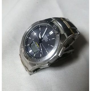 カシオ(CASIO)のCASIO★電波ソーラーWVA-470●中古品　※秒針使えず(その他)