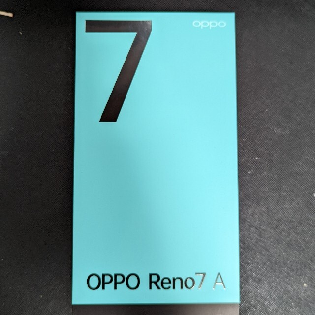 OPPO Reno7A ブラックSIMフリー スマホ/家電/カメラのスマートフォン/携帯電話(スマートフォン本体)の商品写真