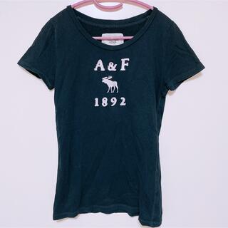 アバクロンビーアンドフィッチ(Abercrombie&Fitch)の古着 アバクロ ネイビー Tシャツ Mサイズ アバクロンビー&フィッチ(Tシャツ(半袖/袖なし))