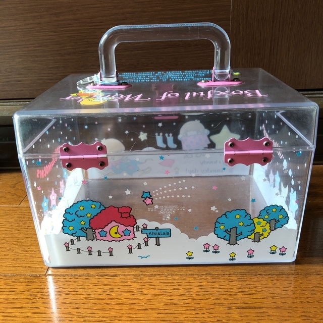 キキララ プラスチックボックス　プラケース　サンリオ　昭和レトロ　1976年