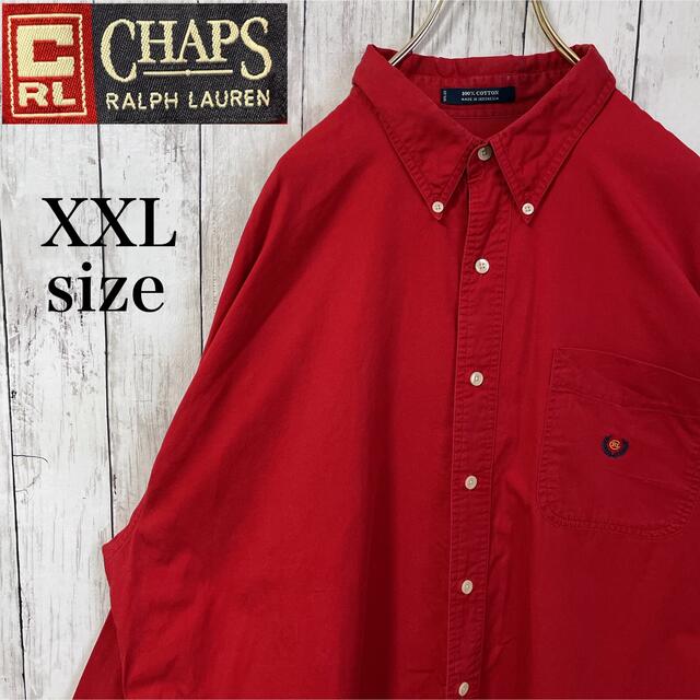 CHAPS(チャップス)のCHAPS RALPH LAUREN刺繍ロゴ ボタンダウンシャツ オーバーサイズ メンズのトップス(シャツ)の商品写真