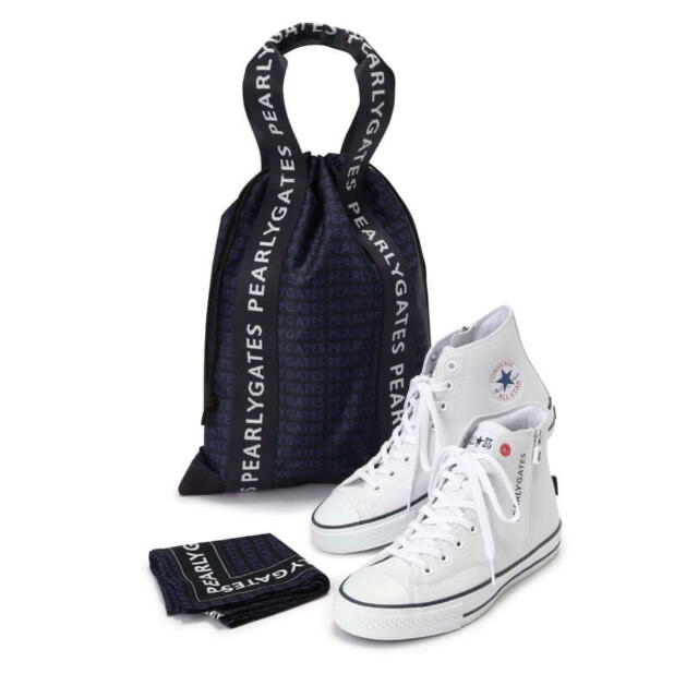 PEARLY GATES×CONVERSE ゴルフシューズ　スパイクレス