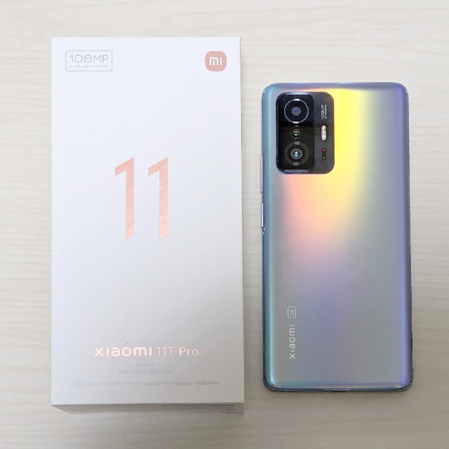 ANDROID(アンドロイド)の美品　Xiaomi 11T Pro　8/128GB　ブルー スマホ/家電/カメラのスマートフォン/携帯電話(スマートフォン本体)の商品写真