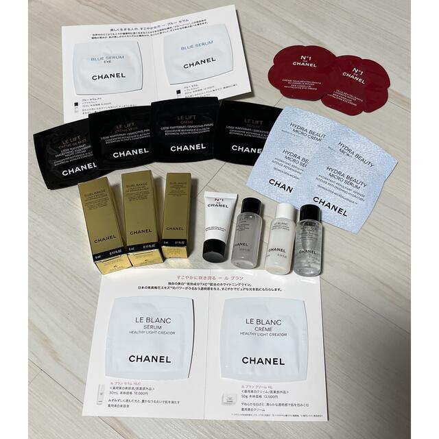 CHANEL(シャネル)のCHANEL⭐︎ シャネル⭐︎サブリマージュなどサンプル21点 コスメ/美容のキット/セット(サンプル/トライアルキット)の商品写真