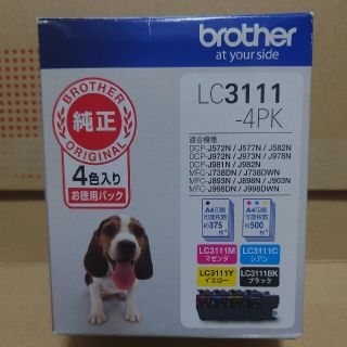 ブラザー(brother)のbrother 純正 インクカートリッジ LC3111-4PK 4色(その他)