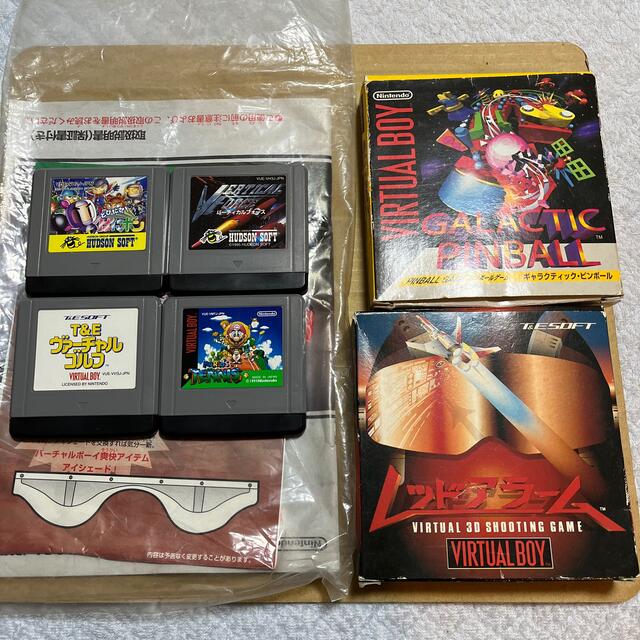 バーチャルボーイ+ソフト6本セット バーチャルボーイ+ソフト6本セット