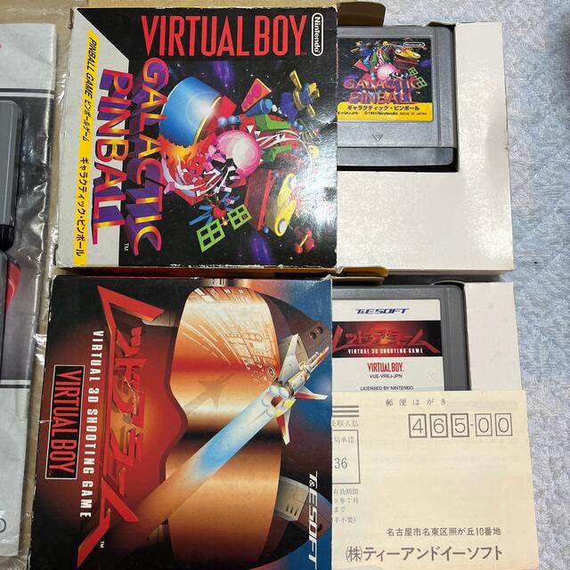 バーチャルボーイ+ソフト6本セット バーチャルボーイ+ソフト6本セット