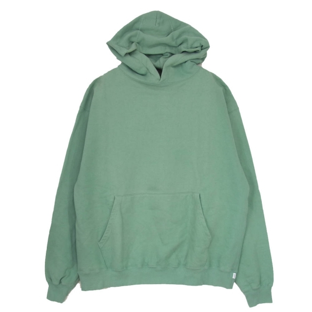 カップアンドコーン CUP AND CONE Forward Weave Hoodie スウェット パーカー ライトグリーン系 