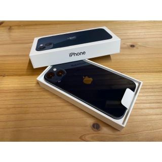 アップル(Apple)の【新品未使用】iPhone 13 128GB ブラック SIMロック解除済(スマートフォン本体)