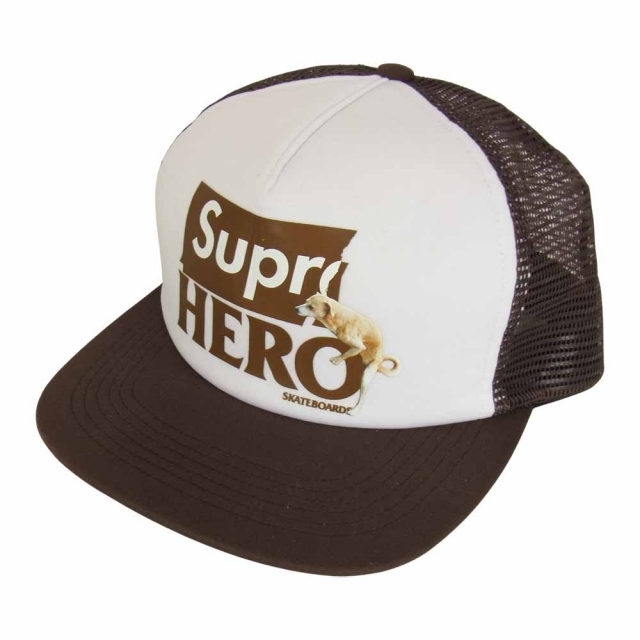 約12cm頭回りSupreme シュプリーム 帽子 22SS ANTIHERO Mesh Back 5-Panel アンタイヒーロー メッシュバック キャップ ブラウン系