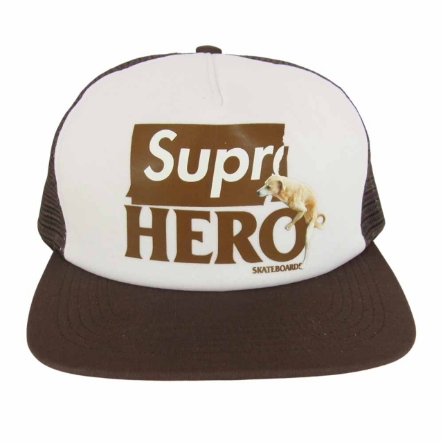 Supreme(シュプリーム)のSupreme シュプリーム 帽子 22SS ANTIHERO Mesh Back 5-Panel アンタイヒーロー メッシュバック キャップ ブラウン系【中古】 メンズの帽子(その他)の商品写真