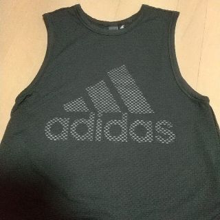 アディダス(adidas)のadidas メッシュワンピース　ブラック(ひざ丈ワンピース)