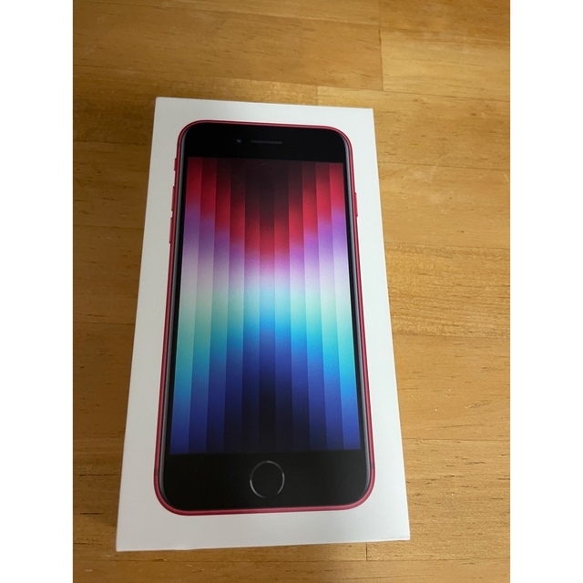 【新品未使用】iPhone SE3 128GB レッド 赤 SIMロック解除済