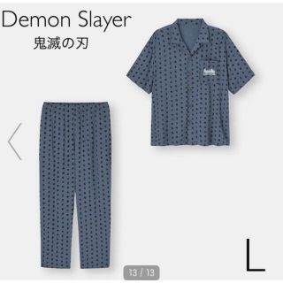 ジーユー(GU)のGU パジャマ(半袖)Demon Slayer L(その他)