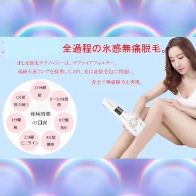 脱毛サロンに通わなくても自宅でサロン級の安心安全な全身脱毛♪❤IPL