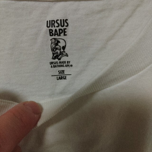 A BATHING APE(アベイシングエイプ)のA Bathing Ape URSUS BAPE のTシャツ メンズのトップス(Tシャツ/カットソー(半袖/袖なし))の商品写真