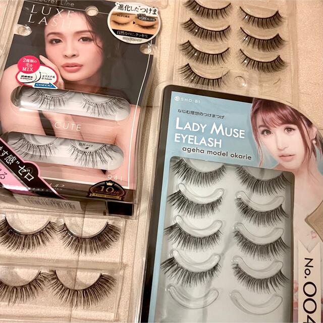 D-UP EYELASHES つけまつげ セット コスメ/美容のベースメイク/化粧品(つけまつげ)の商品写真