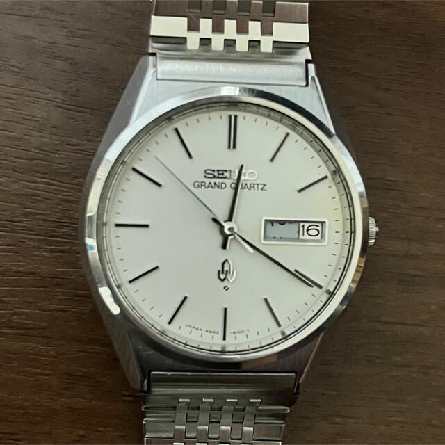 SEIKO 4843-8110 グランドクオーツ SS デイデイト