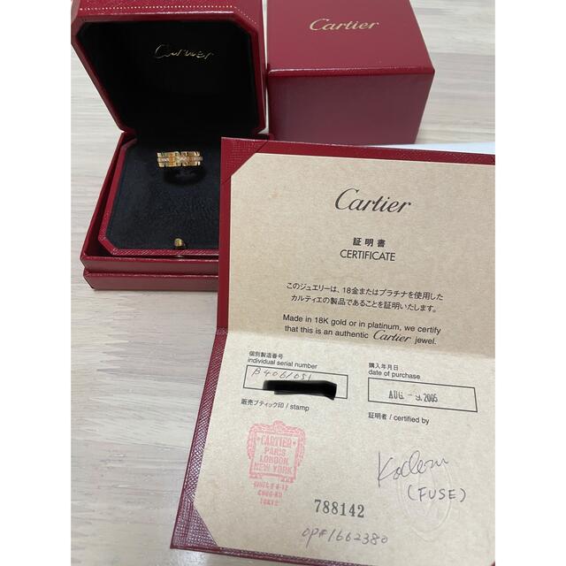 Cartier(カルティエ)のCartier カルティエ タンクフランセーズ ダイヤ リング レディースのアクセサリー(リング(指輪))の商品写真