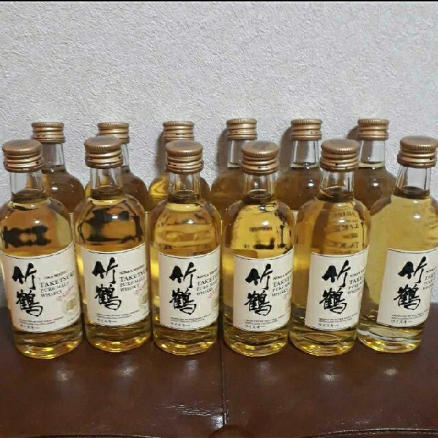 竹鶴ウイスキー　50ml ミニボトル　12本セット　終売品