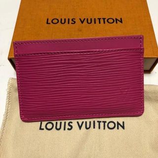 LOUIS VUITTON ルイヴィトン エピ カードケース ピンク ブランド