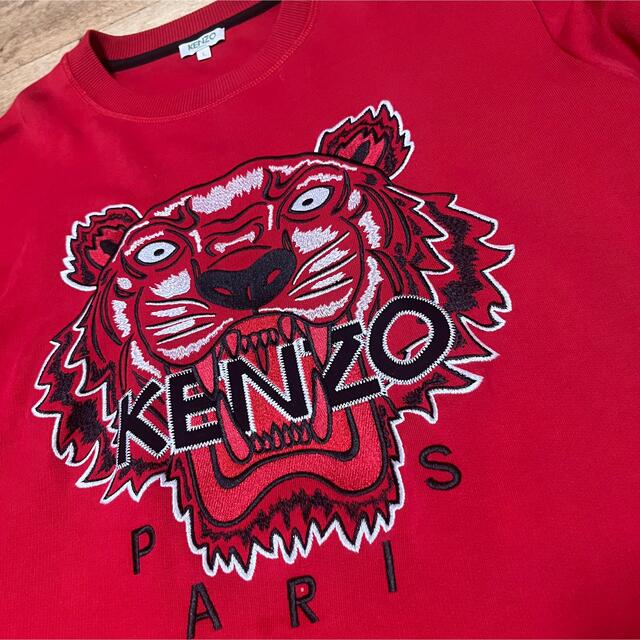 KENZO(ケンゾー)のKENZO ケンゾー　タイガー　刺繍　スウェット　トレーナー メンズのトップス(スウェット)の商品写真