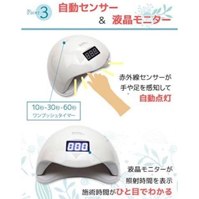 今まで主流のCCFLに代わる最新最先端チップを採用♪❤最新最先端ネイル 今まで主流のCCFLに代わる最新最先端チップを採用♪❤最新最先端ネイル