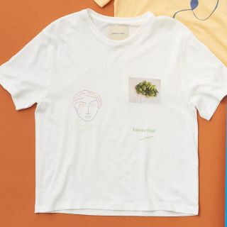 ロク(6 (ROKU))のpaloma wool souvenir face Tシャツ(Tシャツ(半袖/袖なし))