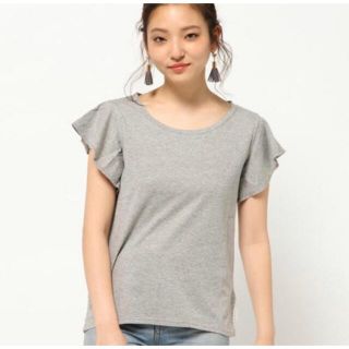 アバンリリー(Avan Lily)のAvan Lily アヴァンリリー Tシャツ カットソー　フレア　二の腕カバー(Tシャツ(半袖/袖なし))