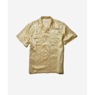 サタデーズニューヨークシティ(Saturdays NYC)の【イエロー（80）】Canty Crinkled Satin SS Shirt(シャツ/ブラウス(長袖/七分))