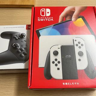 任天堂 - Nintendo Switch 有機ELホワイト　プロコンセット