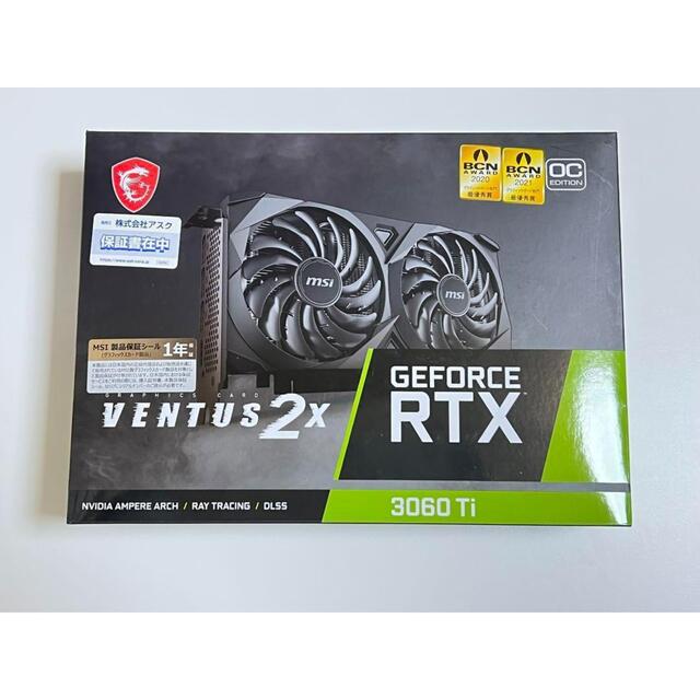 超美品の RTX GeForce MSI 3060 8G 2X VENTUS Ti PCパーツ - die