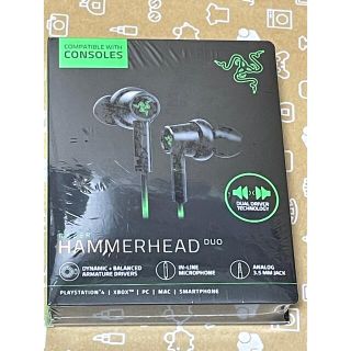 レイザー(Razer)の新品未開封　Razer Hammerhead Duo イヤホン(ヘッドフォン/イヤフォン)