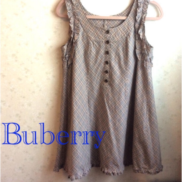 BURBERRY BLUE LABEL(バーバリーブルーレーベル)のバーバリ　チュニック　大きめの36size レディースのトップス(チュニック)の商品写真