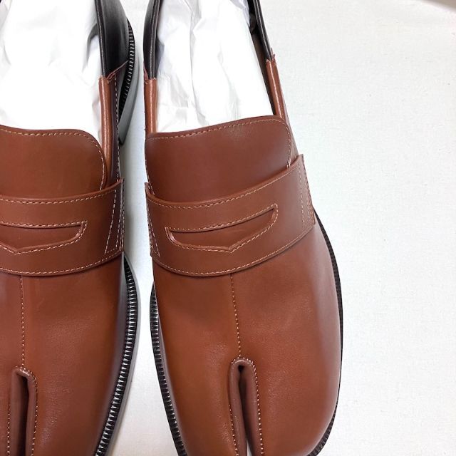 新品 42 マルジェラ 21ss タビローファー ブラウン 3280-