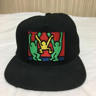 オベイ(OBEY)のOBEY × keith haring キャップ(キャップ)