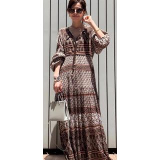 アパルトモンドゥーズィエムクラス(L'Appartement DEUXIEME CLASSE)のBLUE BOHEME／ブルーボヘム　Printed Long Dress(ロングワンピース/マキシワンピース)