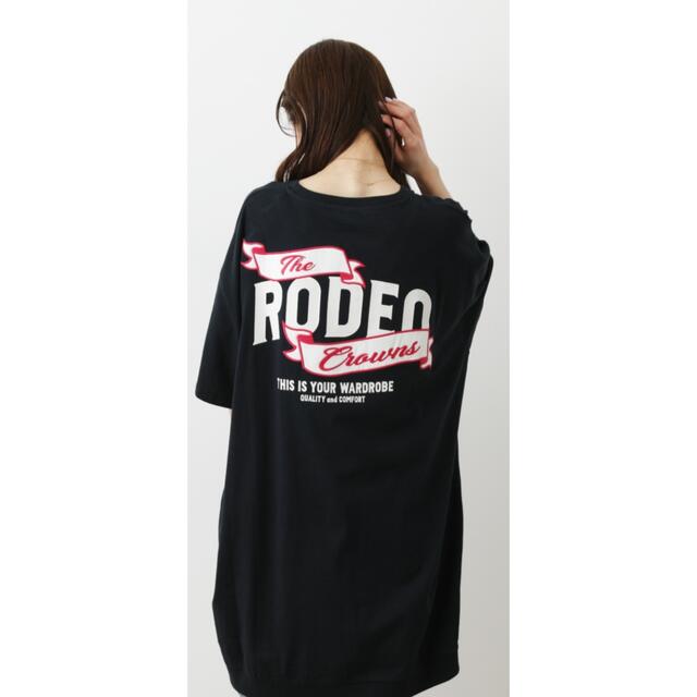 RODEO CROWNS WIDE BOWL リボンロゴTシャツワンピース