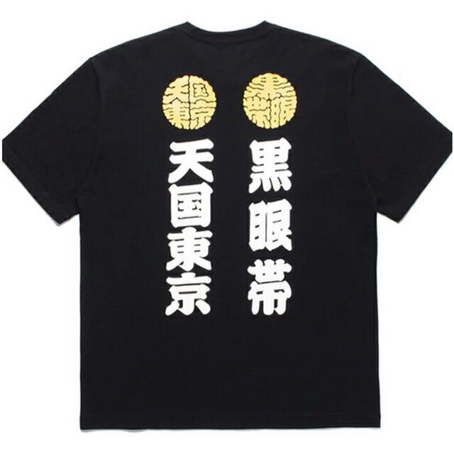 ワコマリア×ブラックアイパッチ T-SHIRT TYPE-1 BLACK/XL