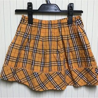 バーバリー(BURBERRY)のバーバリー 美品 チェックスカート 110センチ 三陽商会(スカート)