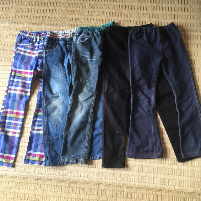 F.O.KIDS(エフオーキッズ)の5本セットパンツ 130 F.O.KIDS GU 無印良品 キッズ/ベビー/マタニティのキッズ服男の子用(90cm~)(パンツ/スパッツ)の商品写真