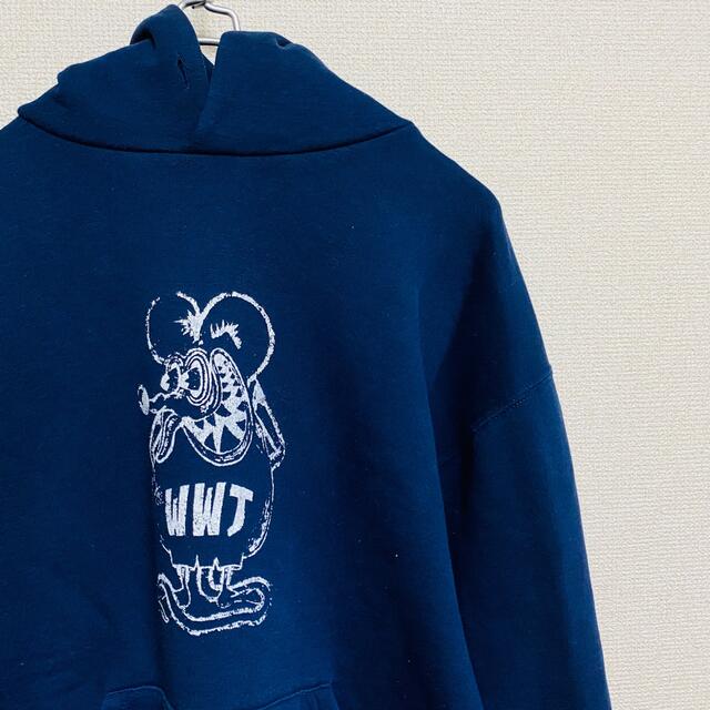 90〜00s RatFink WWJ CUSTOM CHOPPER hoodie