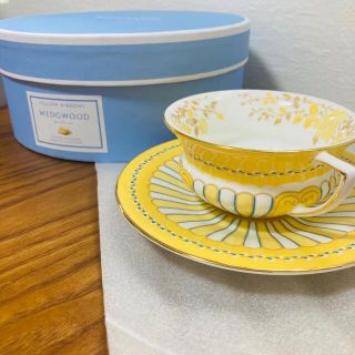 ウェッジウッド(WEDGWOOD)のウェッジウッド　ハーレクイン 【イエローリボン】ティーカップ＆ソーサー(食器)