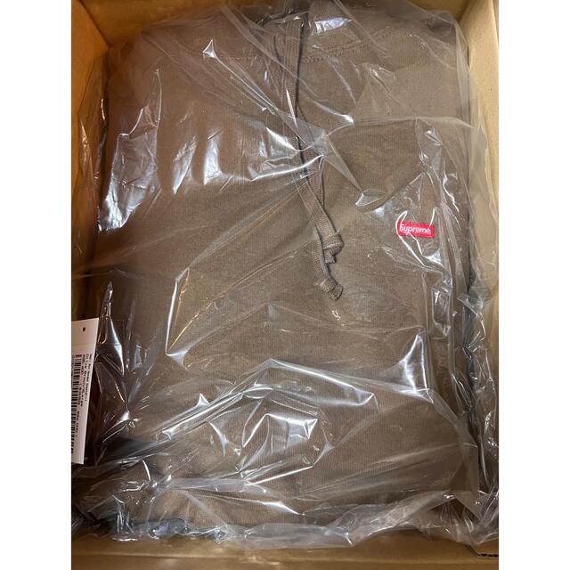 supreme small box sweat shirt オリーブ茶 XL