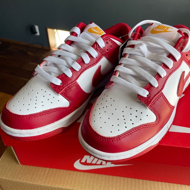 NIKE(ナイキ)のNike(ナイキ)Dunk(ダンク)"Gym Red"(ジムレッド) レディースの靴/シューズ(スニーカー)の商品写真