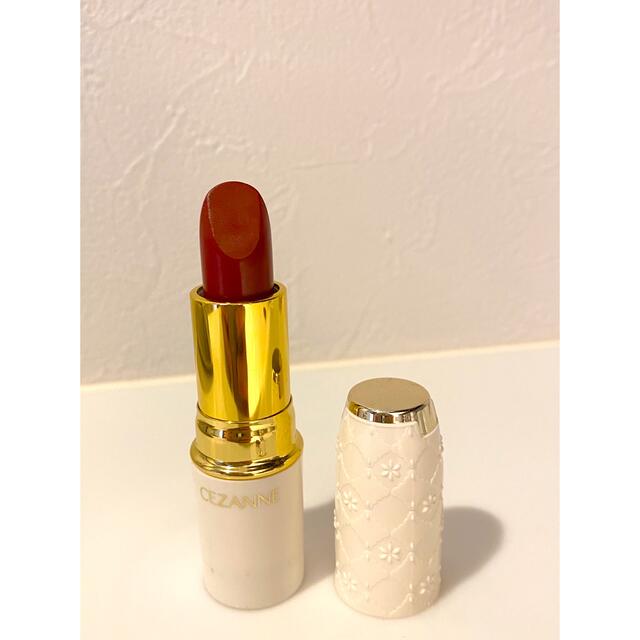 CEZANNE（セザンヌ化粧品）(セザンヌケショウヒン)のセザンヌ　口紅　ラスティングリップカラー　N407 レッド系 コスメ/美容のベースメイク/化粧品(口紅)の商品写真