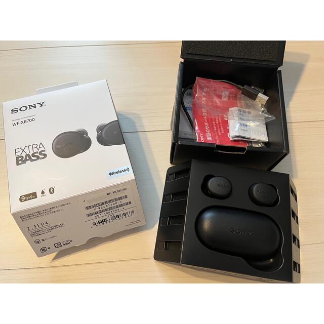 SONY ワイヤレスイヤホン　WF-XB700 美品