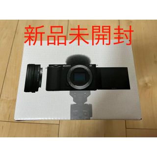 ソニー(SONY)の【新品未開封】SONY VLOGCAM ZV-E10L 黒(コンパクトデジタルカメラ)